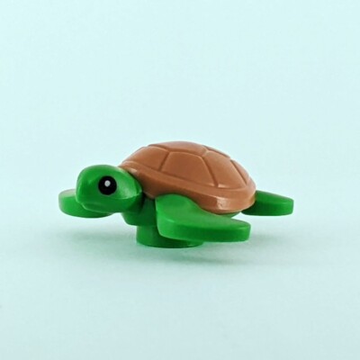 Lego entzückende Meeresschildkröte Baby Minifigur (hellgrün)