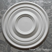 Victorian Plaster Ceiling Rose Plain 610 mm, 24" Traditional Handmade. Home Deco