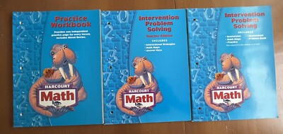 Harcourt Math Practice Wkbk + Teacher & Student Intervention Problem Solving ￼