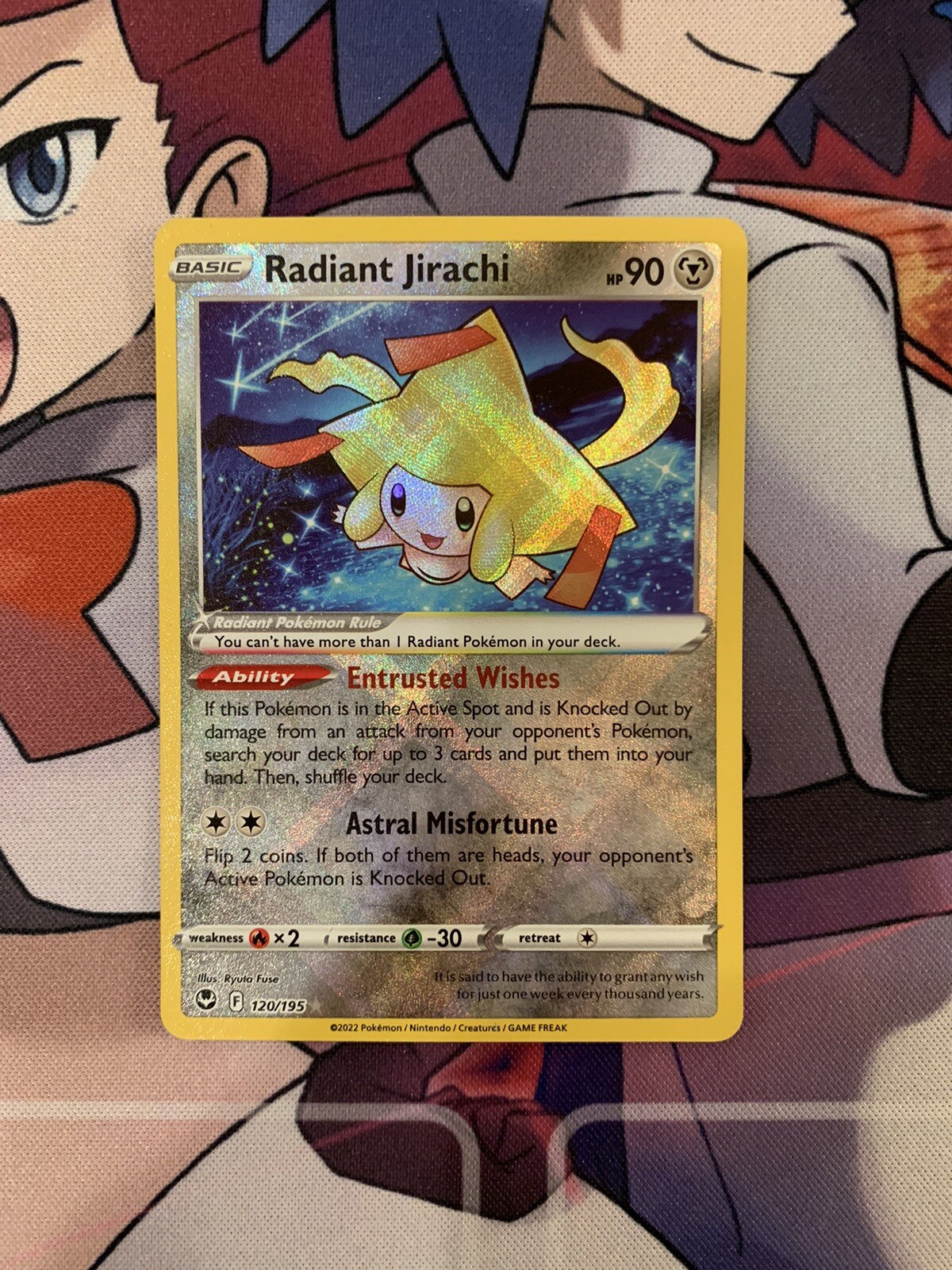 Radiant Jirachi 120/195 Silver Tempest Ultra Rare Pokémon TCG - NM/MT