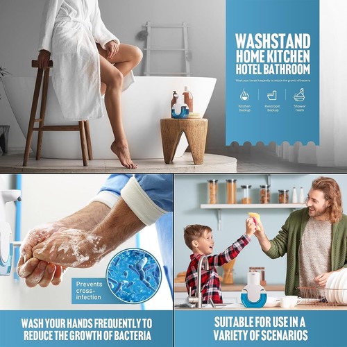 Automatisch Sensorspender Schaum Seifenspender 420ml Elektrischer Seifenspender - Bild 6 von 12