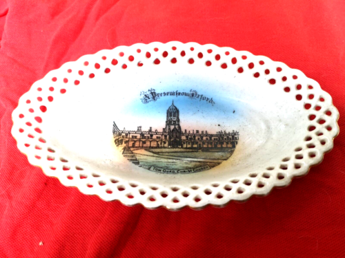 VINTAGE TOM QUAD CHRIST CHURCH OXFORD DISH - Picture 1 of 1