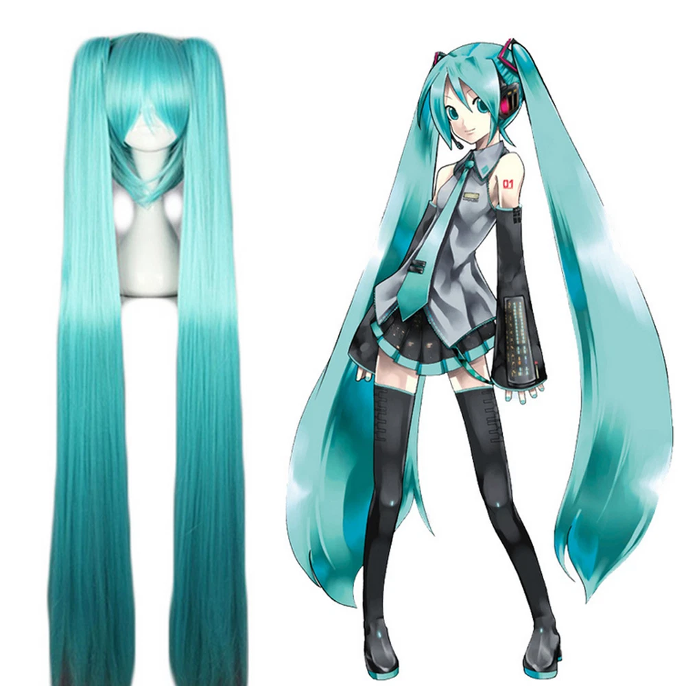 Hatsune Miku Vocaloid Hatsune Miku Cosplay Wig Anime Lake Blue