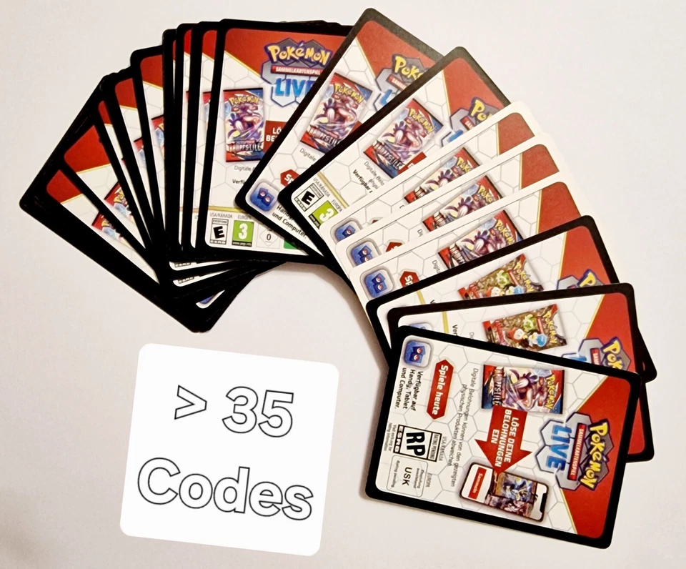 35 Pokémon TCG Trading Card Game Online Codes aus Sets Trainer-Boxen Boostern - Bild 2 von 2