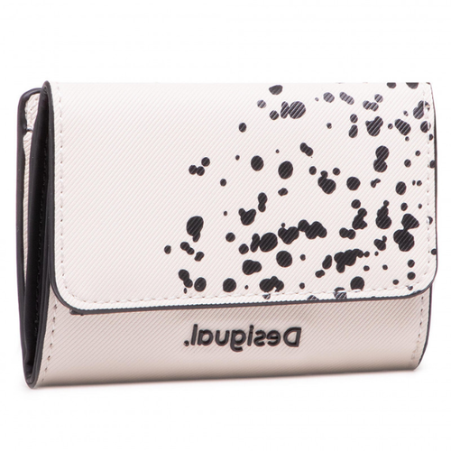 DESIGUAL MONEDERO WILD DIANA 21SAYP49/1000 MUJER BEIGE ESTAMPADO NEW | eBay