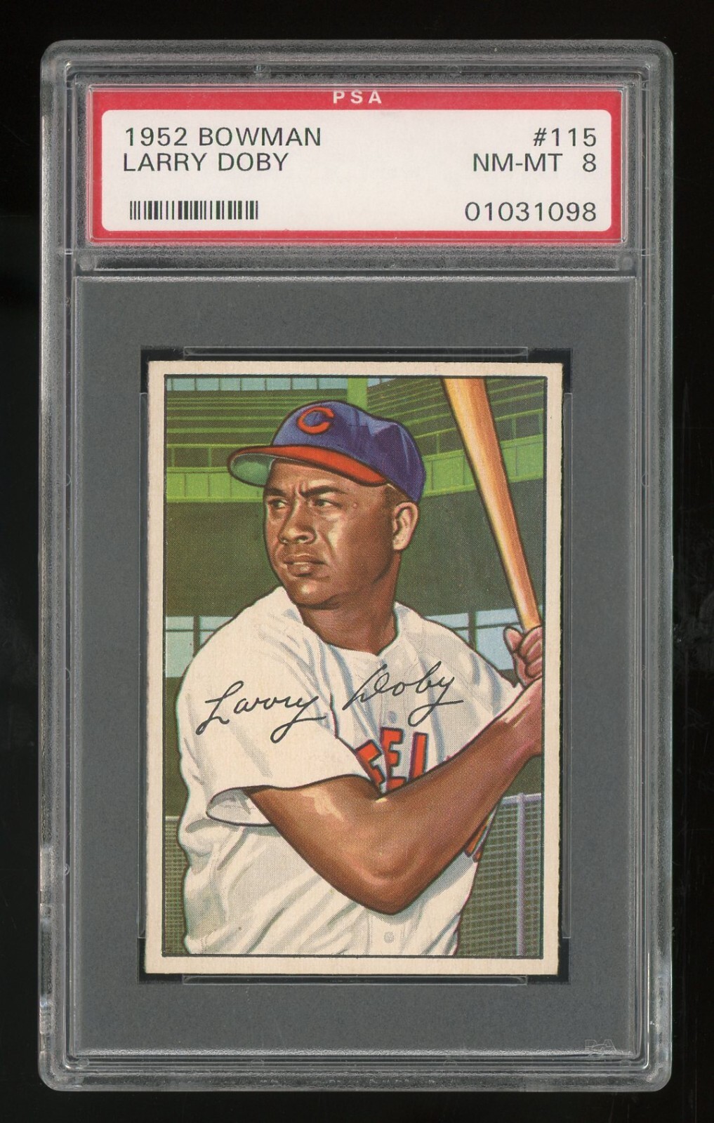 1952 Bowman #115 Larry Doby PSA 8 NM-MT