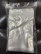 NEW LDPE RE-CLOSABLE BAGS PTC 5in x 7in 1.35 mil. CLEAR 2000pcs. ZIP SEAL BAGGIE