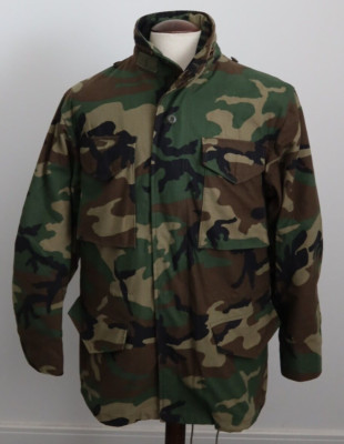 Mens Alpha Industries Cold Weather Field Camo Jacket - Size Small