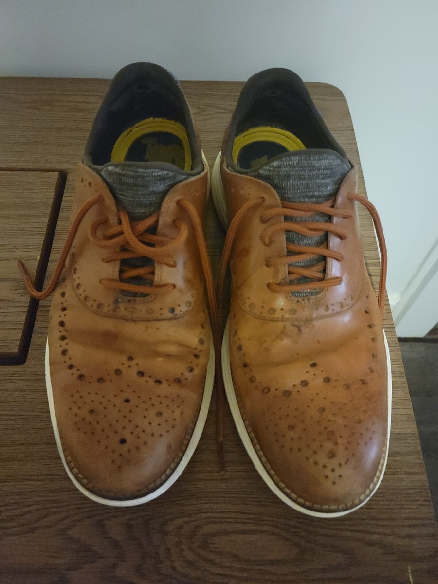 靴 Cole Haan Original Grand 9 1/2 28cm Men's ØriginalGrand Remastered Wingtip Oxfords in Brown
