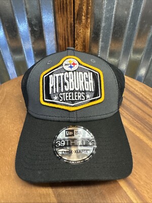 Pittsburgh Steelers New Era 39Thirty 2021 Draft Day Trucker Size L