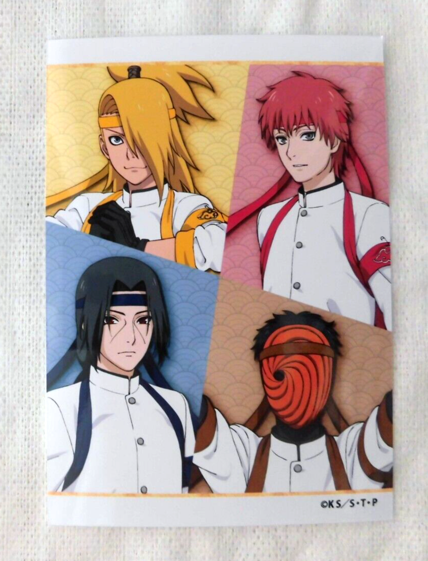 Naruto Photo card Deidara Sasori Uchiha Itachi Tobi Cheer Naruto Photo card Deidara Sasori Uchiha Itachi Tobi Cheer