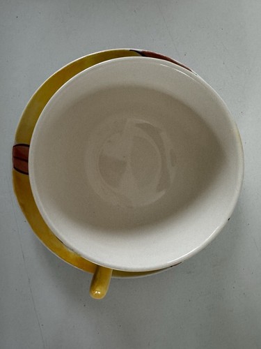 The Pier Mug And Saucer Set NEW Large 12cm Diameter Fruit Design. - Picture 5 of 11