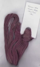 Cross Stitch Needlepoint Victorian Motto Sampler Thread Hand Dyed 20 yds PURPLE