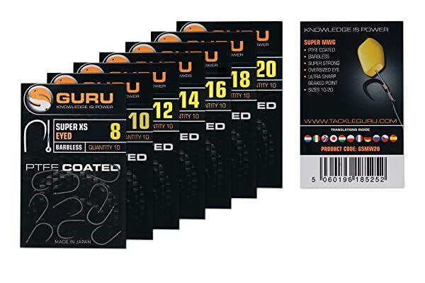 Guru Super XS Eyed 16 *Match, Carp, Coarse Fishing* FREE DELIVERY FFF