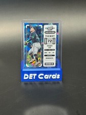 2023 Panini Chronicles #7 Brooks Lee Contenders Optic Navy Blue Ice /25 SP