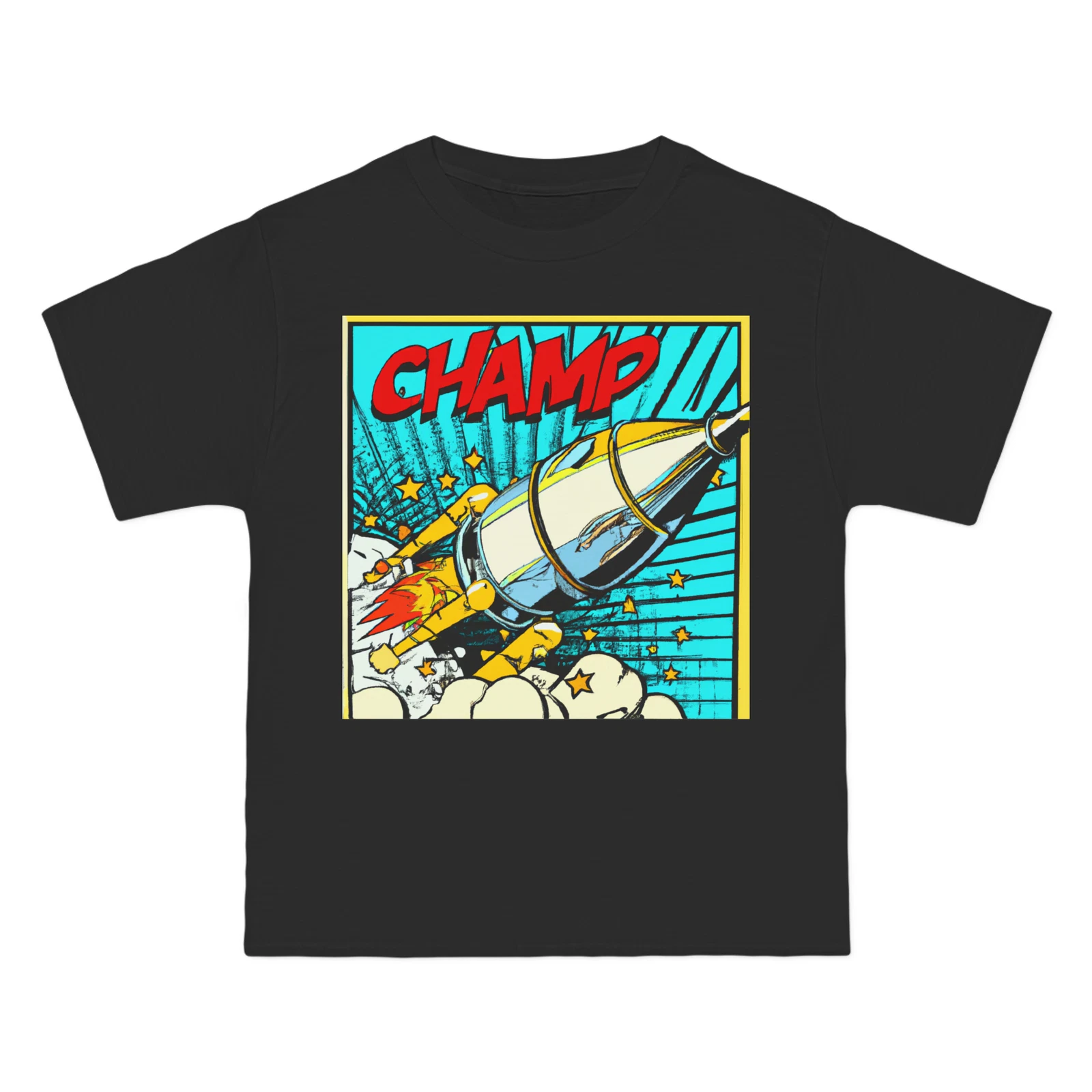 Vaisseau spatial Champ 4   AI Art   T shirt manches courtes Beefy T®