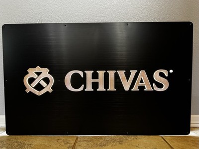 Chivas Regal Scotch Whisky LED Sign 30in x 18in - RARE - New