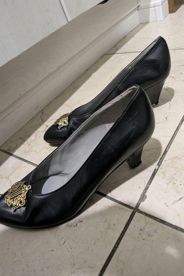 Escarpins à talons hauts Dior noirs EU35/US5.5 OCCASION du Japon