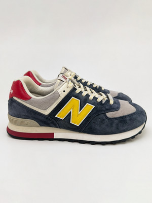 New Balance Men's 574 Rugged Blue/Yellow/Red - No Box - US Mens Size 10.5