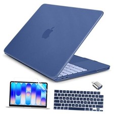4-in-1 Bundle for New MacBook Neo 13 inch Case 2026 Release Model Matte Indigo