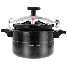 Signature Autocuiseur en Aluminium 5L Tous Feux Induction Anti-adhérent Noir