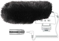 Kit parabrezza Sennheiser MZW400 per microfono fucile MKE400 con adattatore XLR