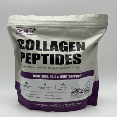 Dr. Alot Collagen Peptides Vitamin C Hair Skin Nail Joint Support Powder