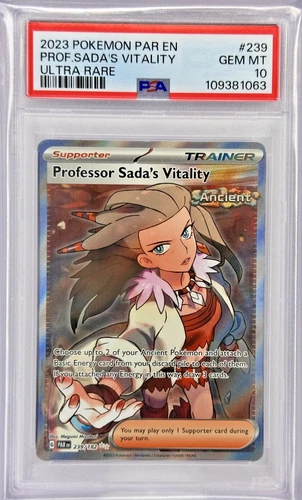 PSA 10 PAR EN Professor Sada's Vitality #239 UR 2023 Paradox Rift 239/182
