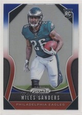 2019 Panini Prizm Rookies Red White & Blue Prizm Miles Sanders #326 a2k