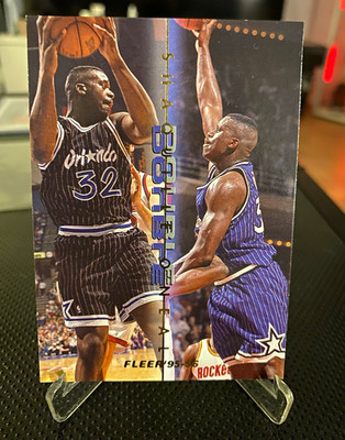 Fleer 1995-96 Double doubles Shaquille O'Neal Orlando Magic #10 of 12
