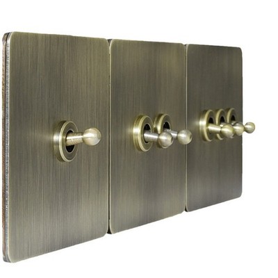 Aesthetic Touch mit 86 Typ Grün Bronze Edelstahl Lichtschalter