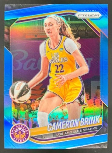 Cameron Brink 2025 Panini WNBA Prizm Carolina Blue Prizm Sparks /125