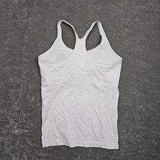 Lululemon Tank Top Womens 10 Cream Scoop Neck Racerback Built In Bra Yoga Gym