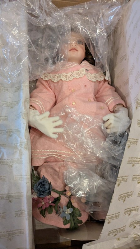Ashton Drake Deirdre Doll Metropolitan Collection Unused COA 1998 Pretty in Pink
