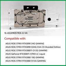 Granzon GPU Water Block For ASUS-ROG-STRIX-RTX3090 /RTX3080 / RTX3080Ti