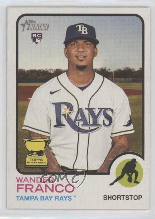 2022 Topps Heritage Wander Franco #347 s1i