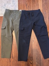 VGC Old Navy, Boys, Size M Active Stretch Tech Pull On Cargo Pants, Lot Of 2 PRs