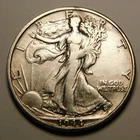 1944 S Walking Liberty Half Dollar 90% Silver VF  "As Pictured - Cleaned"