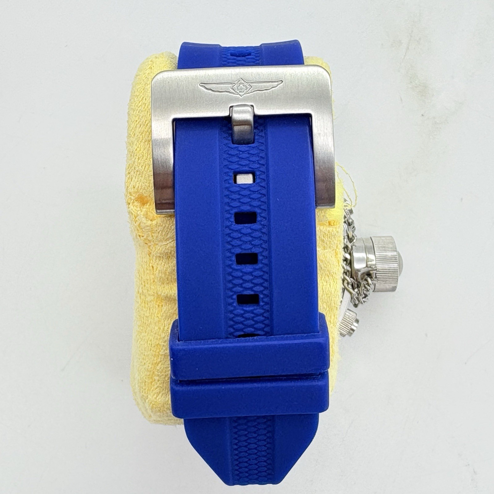 Invicta Pro Diver Men's 52mm Quartz Chronograph Blue Dial Silicone Band 33018