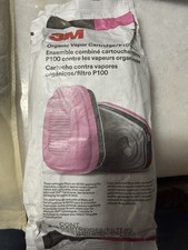 3M 60921 Organic Vapor P100 Replacement Combination Respirator Cartridge Filter