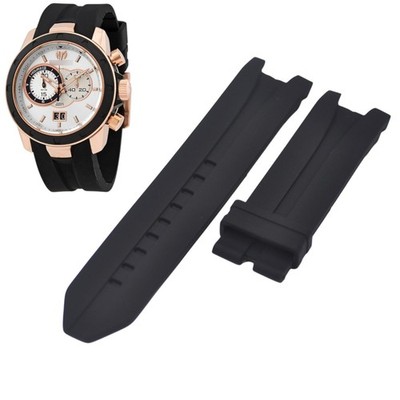 UF6 Collection TM-615011 24mm Black Rubber Strap For Technomarine