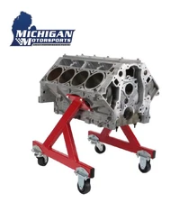 Michigan Motorsports GM LS V8 Rolling Engine Storage & Transport Stand 4.8 5.3