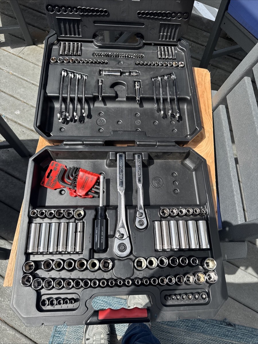 Sears Craftsman USA Nos 150pc Mechanics Tool Socket Set Ratchets