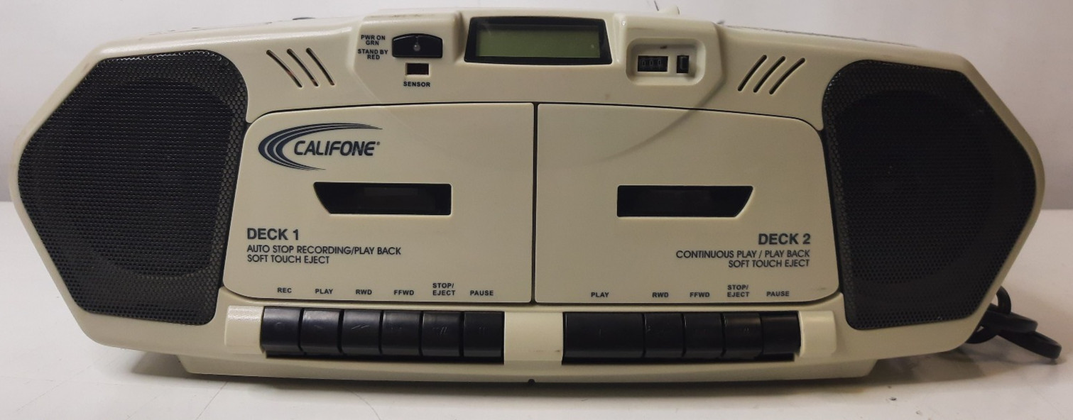 Califone 2395AV-02 Music Maker Plus Dual Cassette Recorder w