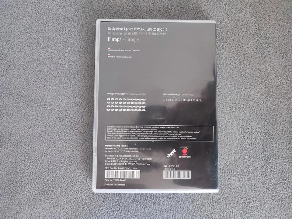 DVD Navigation Mercedes COMAND APS NTG4 EUROPA 2019 GLK X204 C-Klasse W204 S204 - Bild 2 von 4