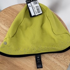Lululemon Hat Beanie Cold Terrain Run Yellow Fleece One Size Reflective Mens