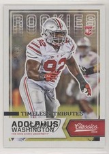 2016 Classics Rookies Timeless Tributes Silver 6/25 Adolphus Washington #226 0v0
