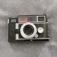 Kodak Signet 80 Vintage 35mm Camera Black Silver with Case