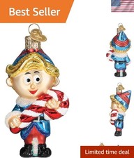 Timeless Hermey The Elf Glass Blown Ornament - Festive Holiday Keepsake