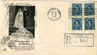 Dr Jim Stamps Canada Fdc 4C Queen Elizabeth 1948 Block Artcraft Registered